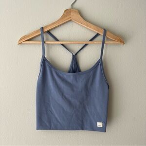 Vuori AllTheFeels Tank in color blue quartz - size XS